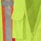 Pioneer Break Away Zip Vest, Green, Medium, Polyester Mesh, Polyester Tricot, Yellow/Green, Size M V1021260U-M - alternate 3